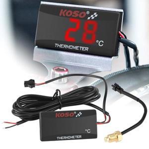 온도 계량기 표시기 센서 경고 바이크 오토바이 온도계 물 탱크 개조 12V 0  120 °C 모니터