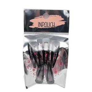 검정 똑딱핀 10p 코팅똑딱삔 여성헤어핀 똑딱이핀