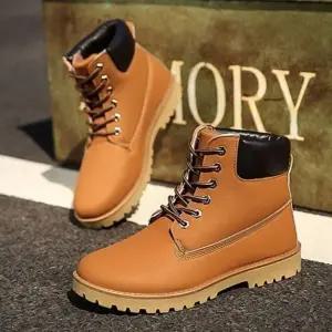 [룽스]남자신발 남자워커 남자앵클부츠 4cm