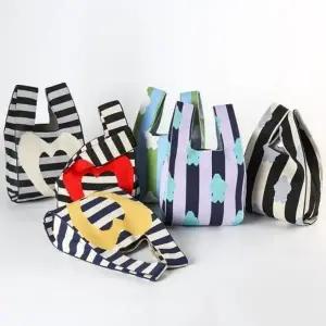 [룽스]패션 여성가방 봉다리백E스트라이프