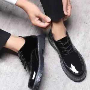 [룽스]블랙 캐주얼로퍼 정장화 캐주얼 패션 구두