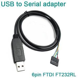 Arduino USB-TTL UART 직렬 와이어 어댑터 RS232 다운로드 케이블 모듈 LED 표시기 용 6Pin FTDI FT232RL