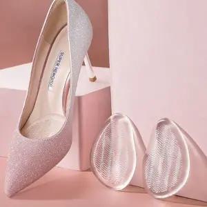 [룽스]말랑 구두쿠션패드 실리콘 투명 앞패드 2P