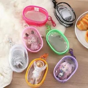 [룽스]고리 pvc 투명파우치 pvc파우치 화장품