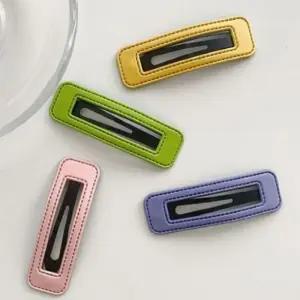 [신상오픈런]비비드 키치룩 스퀘어 알록달록 네모똑딱핀 머리핀 (30367360)