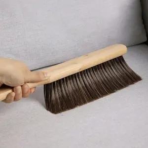 온더벨라 강모브러시 가정용 방빗자루 원목 먼지제거브러쉬
