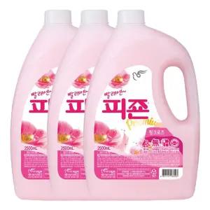 피죤 섬유유연제 핑크로즈 2500ml X 3개