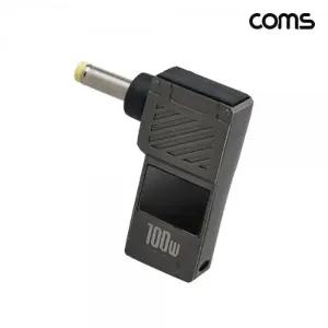 ( )C타입 PD 변환 젠더 100W 20V 꺾임 고리형 외경 4.0 내경 1.7 JA413