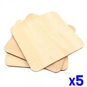 ( )DIY목재 사각나무판70x70mm 10pcs 우드자재 x5개