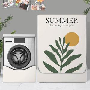 드럼 세탁기 커버 전자레인지 김치냉장고 방진되는 청결한 덮개 방지 귀엽고 드럼세탁기