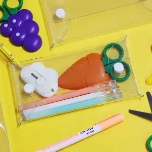 [룽스]투명 카라비너 가방 미니파우치 8x16