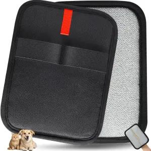 INABLUETWO 애완동물 털 제거 장갑 1개 재사용 가능한 정전기 반려묘 반려견 제거기 그루밍 소파 가구 카펫