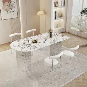 병원 상담책상 대리석 미팅룸 4인용 관공서 테이블