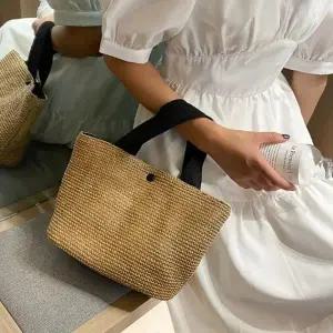 [룽스]데일리 외출 패션 가방 미니 라탄백