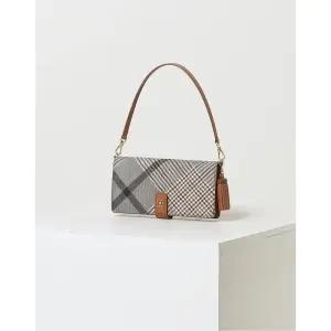 닥스 DAKS [선물포장쇼핑백동봉]브라운 체크 가죽 핸드폰케이스 DCHO2F328W2 968540