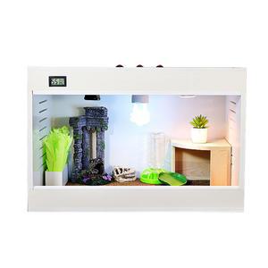 사육장 투명 크레 햄스터 육지 세트 뚜껑 난방 케 상자 케이스 쉼터