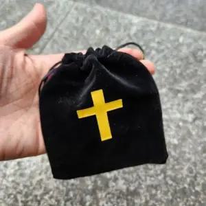 [룽스]벨벳 미니 파우치 교회 소품 성당 하느님