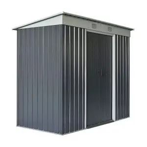 정원 조립식 판넬 창고 부스 야외 이중슬로프형 싱글슬로프