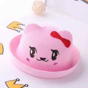 고퀄리티   유아 봄 준캡 아동 귀여운모자 눈리본 밀짚모자 어린이 여름 가을 페도라 자외선차단