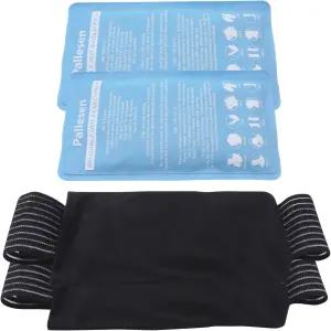 팔레센 스팩 재사용 가능한 부상용 콜드팩 랩 유연한 테라피 소프트 젤 팩 용 콜드 컴프레션 블루