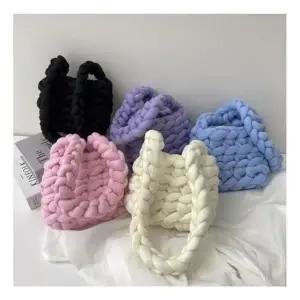 [룽스]겨울 핸드메이드뜨개가방 뜨개 핸드메이드