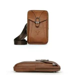 [룽스]패션 소가죽 보조 가방 미니 크로스백