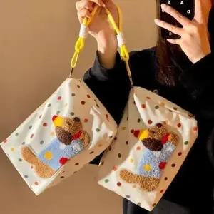 [룽스]강아지 파우치 여행용 휴대용 가방