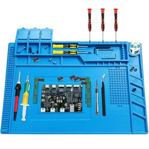 아케오일 프리미엄 내열 솔더 패드, 대형 정전기 방지 자성 실리콘 휴대폰, 컴퓨터 및 기타 전자 수리용 수리 17.7 