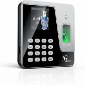 WiFi 및 소프트웨어가 없는 중소기업 직원을 위한 NGTeco 독립형 시간 시계 지문 PIN 클럭 입력 출력 기계
