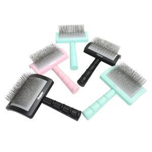 반려동물 그루밍 빗 쉐딩 털 제거 바늘 브러시 슬리커 마사지 대형견 고양이 솜털 헤어 도구 용품