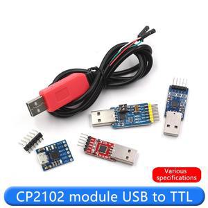 1pcs CP2102 모듈 USB-TTL 업그레이드 보드 UBS-직렬 포트 STC 마이크로 컨트롤러 다운로드 플래시 6 in on