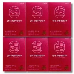 [건강나라] 안국건강 안국 코엔자임Q10 미니 300mg 60캡슐 6개