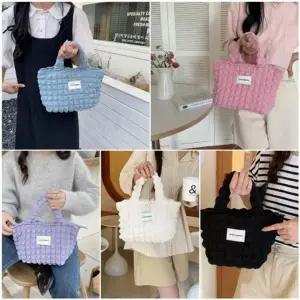 [룽스]귀여운가방 귀여운 여성 시장 장바구니