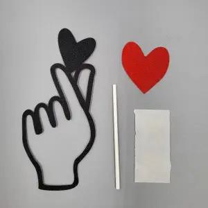 초미니 손하트 응원 도구 데코 장식 행사 B형1개