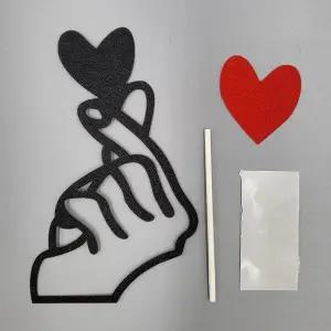 초미니 손하트 응원 도구 데코 장식 행사 C형1개