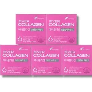 [건강나라] 에버콜라겐 인앤업비오틴 업 750mg 84정 5박스