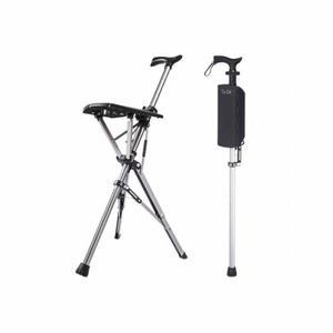 접이식 지팡이 불가 검은색 길거리 경량 좌석 초경량 휴대의자 단단한