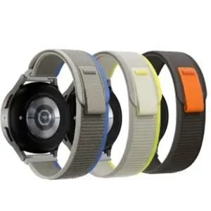 갤럭시워치20mm 와일드 우븐 나일론 루프 스트랩 TiV6+1Vpu