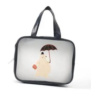 [룽스]반투명 여벌옷파우치 양치컵파우치