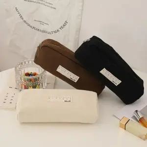 [룽스]캔버스 필통 파우치 휴대용 패션가방 3컬러