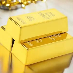 (올핀)골드바 모형 200g 3p세트 가짜금 촬영소품