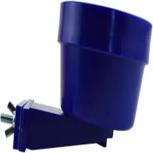 토끼 새 개 고양이 구네아 돼지 및 기타 작은 동물을 위한 Lixit 퀵 락 탈착식 케이지 볼. (10온스 파란색)