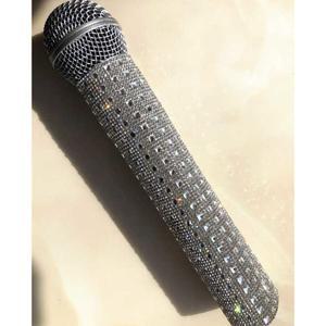 마이크 손잡이 커버 반짝이커버 사회자 무대용 반짝이 공연 대부분의 파티