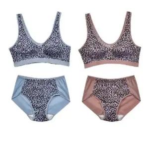 [라일리여성언더웨어] Rly 여자 세트 브래지어 선물 호피무늬 ZF 팬티세트