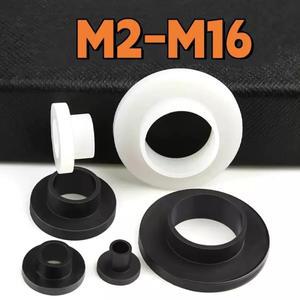 T자형 나일론 와셔 M2M3M4M5M6M8-M16 트랜지스터 가스켓 절연 스페이서 씰 그루브 링 부싱 나사산 보호 장