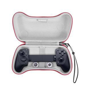 RLSOCO Razer Kishi V3 게이밍 컨트롤러용 하드 케이스 | 손목 스트랩 조절 가능한 수납 파우치 YKK 지퍼가 달린 컴팩트한 디자인 (케이스 전용)