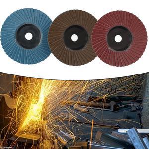 샌딩페이퍼 15개 75mm 3인치 플랩 디스크 샌딩 앵글 그라인더용 금속 목재 공구 액세서리 블록 패드