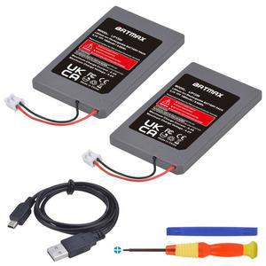 소니 PS3 플레이스테이션 3 컨트롤러 식스액시스 2Pc LIP1359 듀얼쇼크 교체 배터리 Batmax CECHZC2E CECHZC2U용