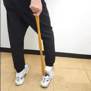 [룽스]구두칼 긴구둣주걱 원목 나무 롱 75cm