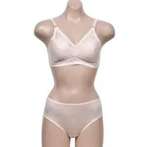 [라일리여성언더웨어] Rly 브라 세트 인견 노와이어 팬티 풀컵 ZF 부직포